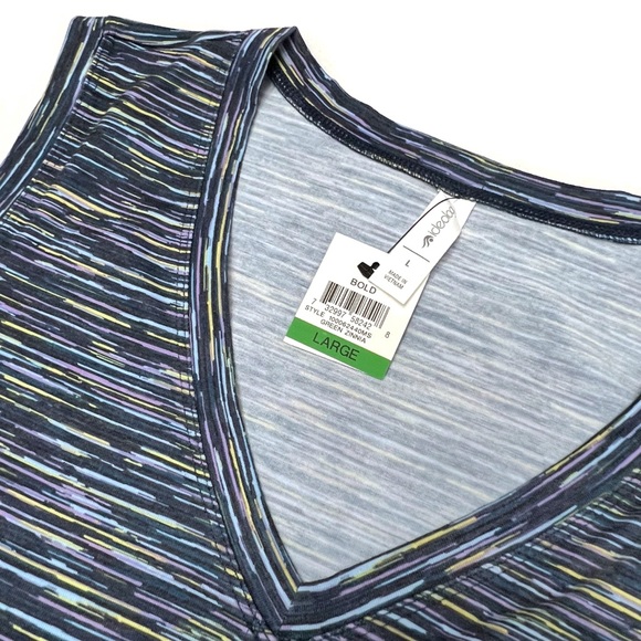 Ideology Tie Front Tank Sleeveless Yoga Fitness Top Green Zinnia Size Large - Picture 4 of 6